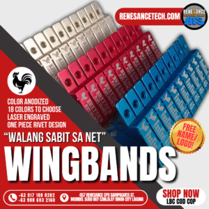 Color Anodized Wingbands